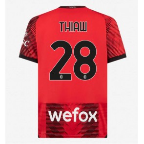AC Milan Malick Thiaw #28 Hemmatröja 2023-24 Kortärmad